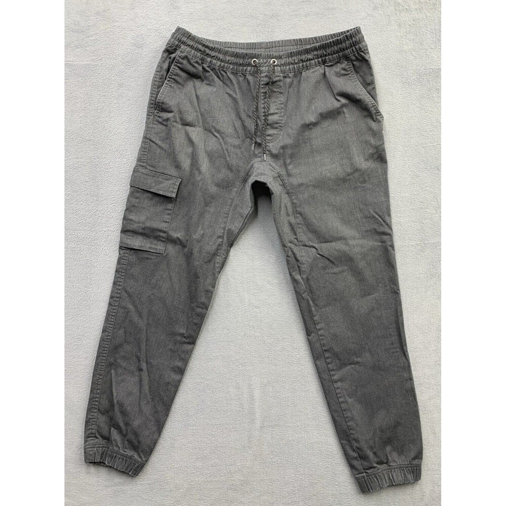 Silver Lake Cargo Performance Jogger Pants Mens Size XL Black Elastic Drawstring